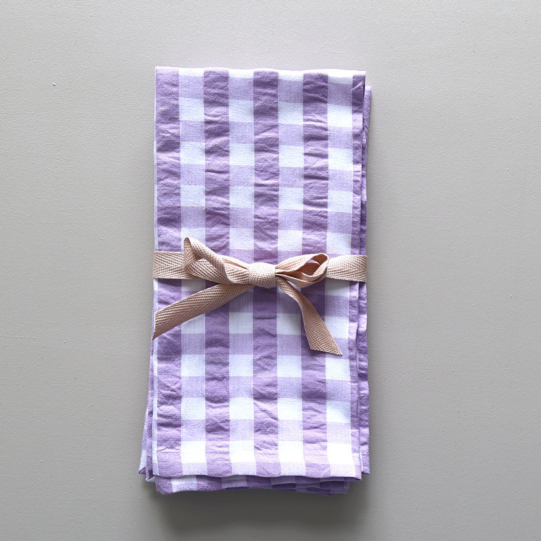 Napkin *Check Purple