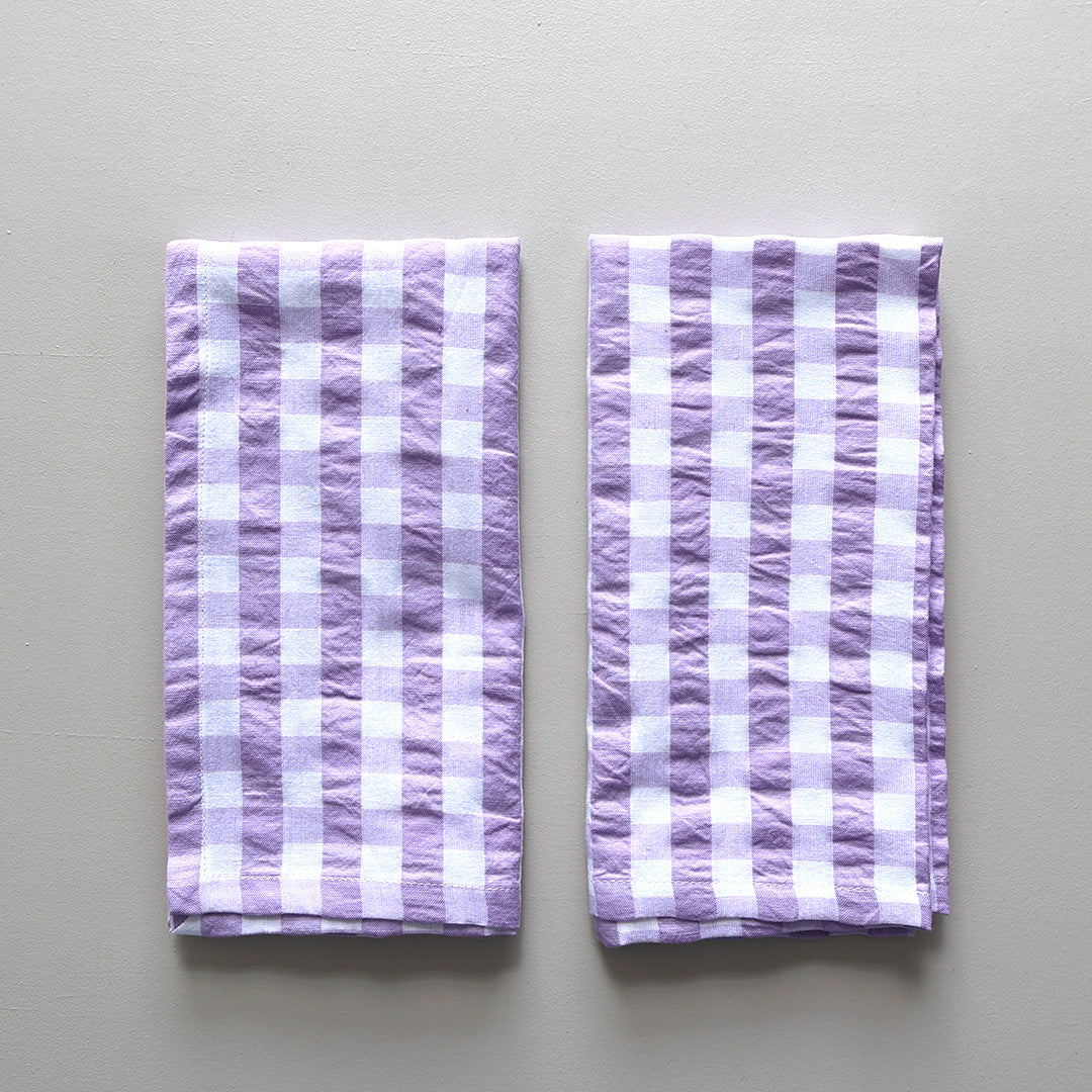 Napkin *Check Purple