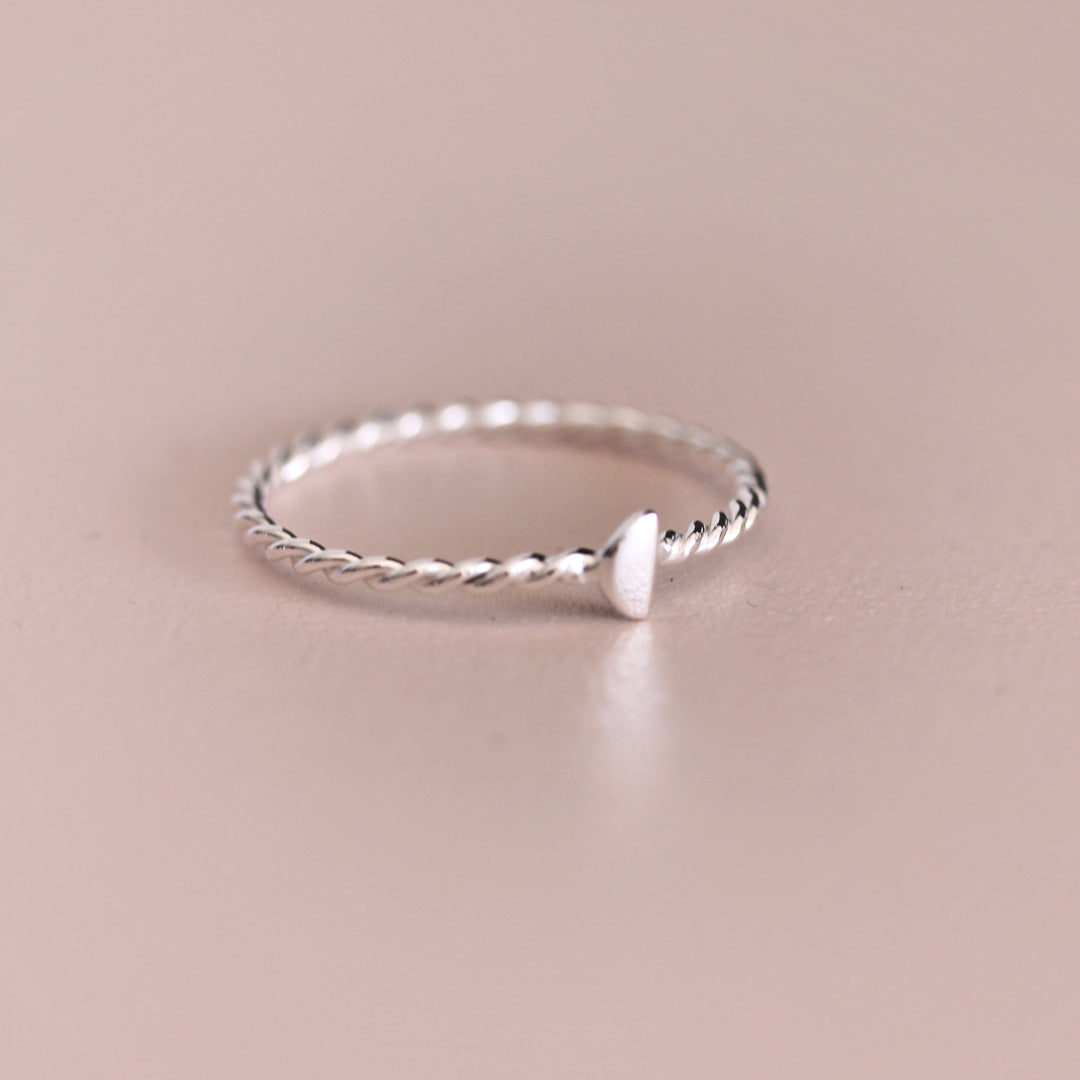 Ring *Half Moon silver