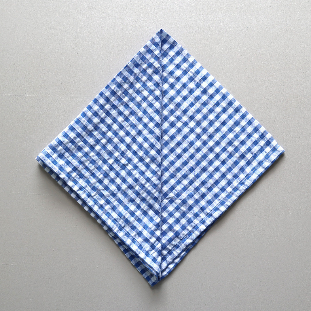 Napkin *Check Blue Small