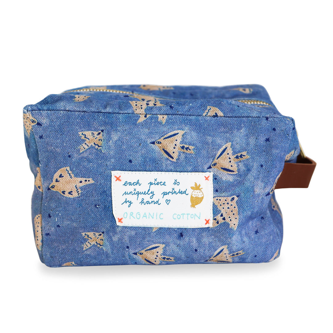 Organic Cotton Pouch *Night Birds