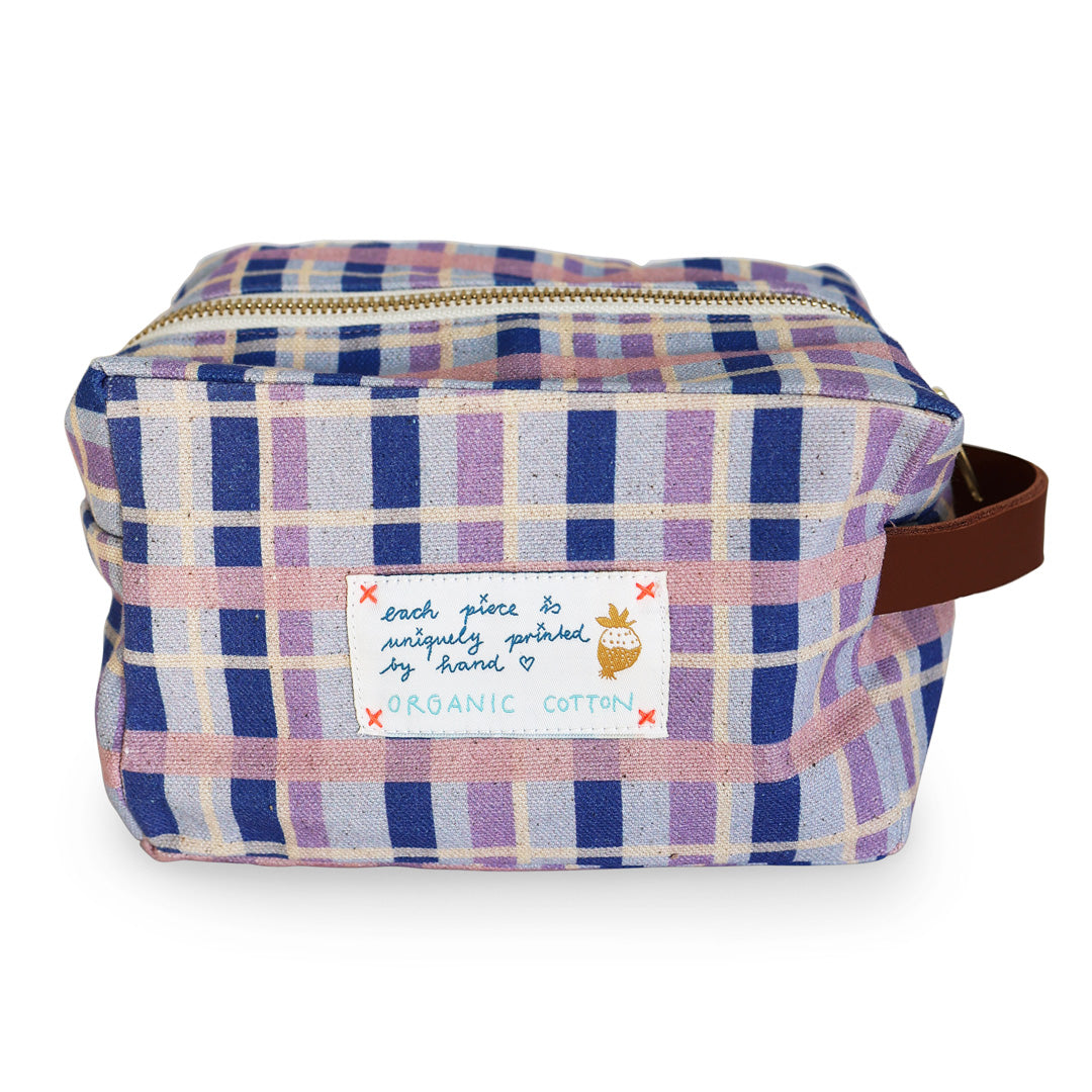 Organic Cotton Pouch *Check Multi