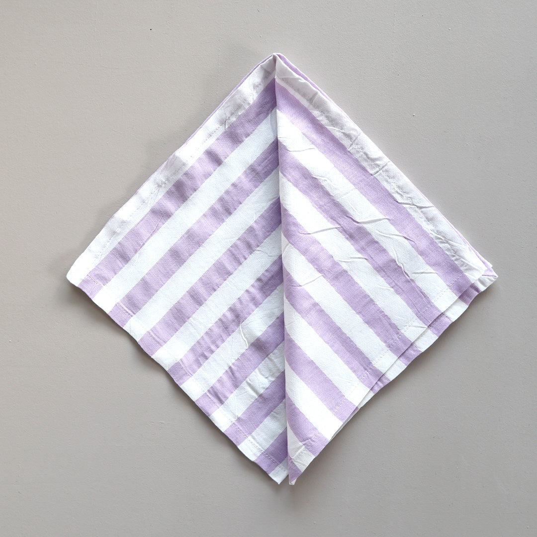 Napkin *Stripe Lilac
