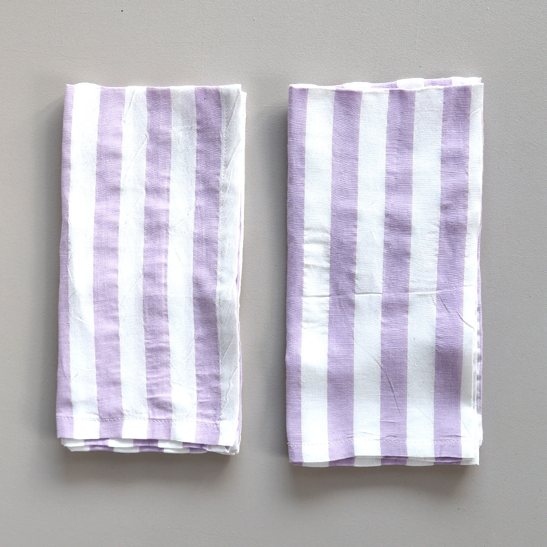 Napkin *Stripe Lilac