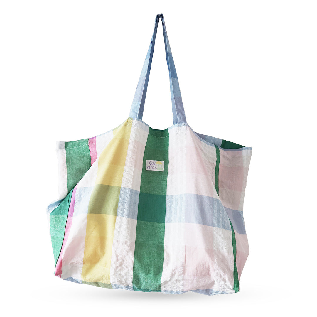Baumwolltasche *Pastel Check - Lili Pepper
