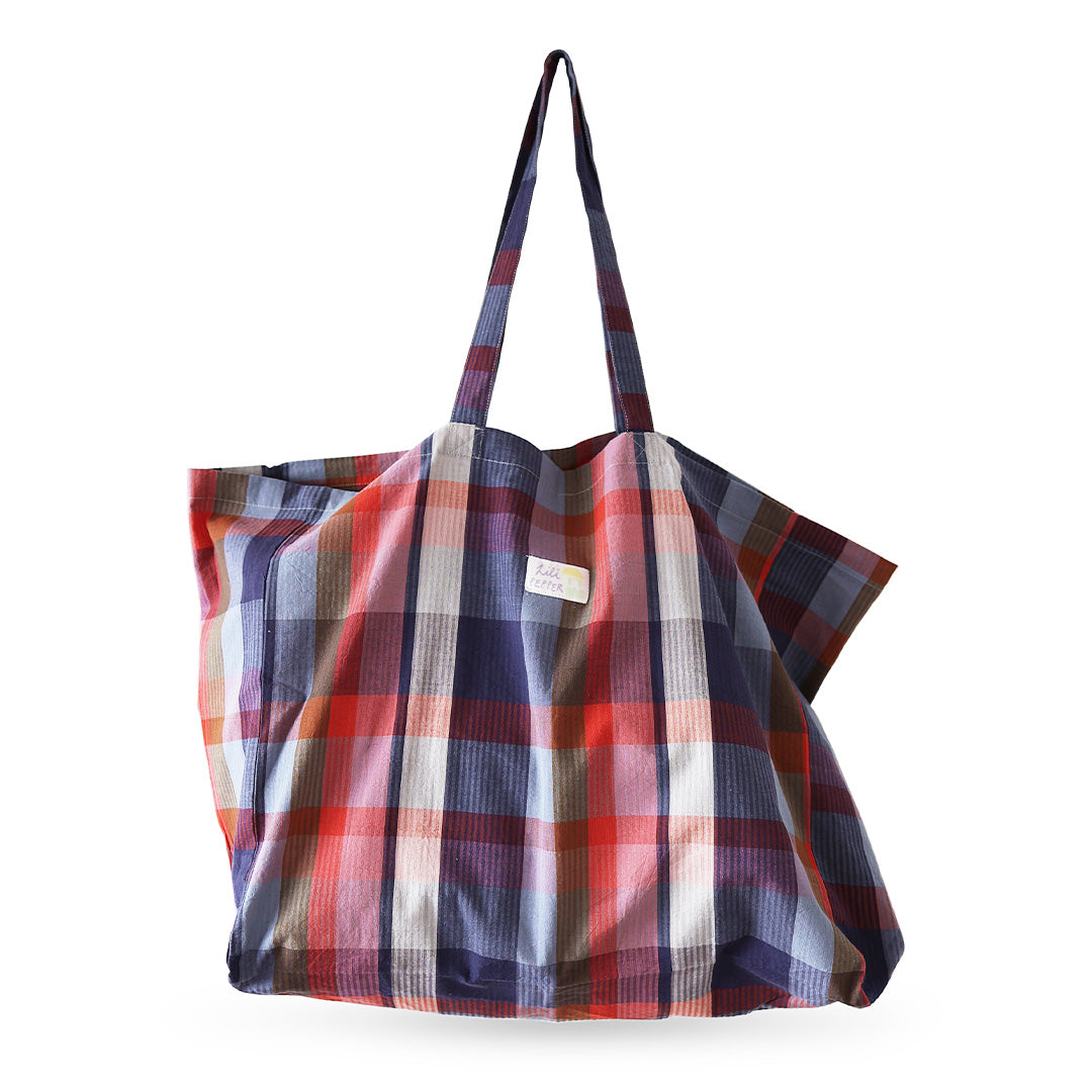 cotton bag *Check Sundown