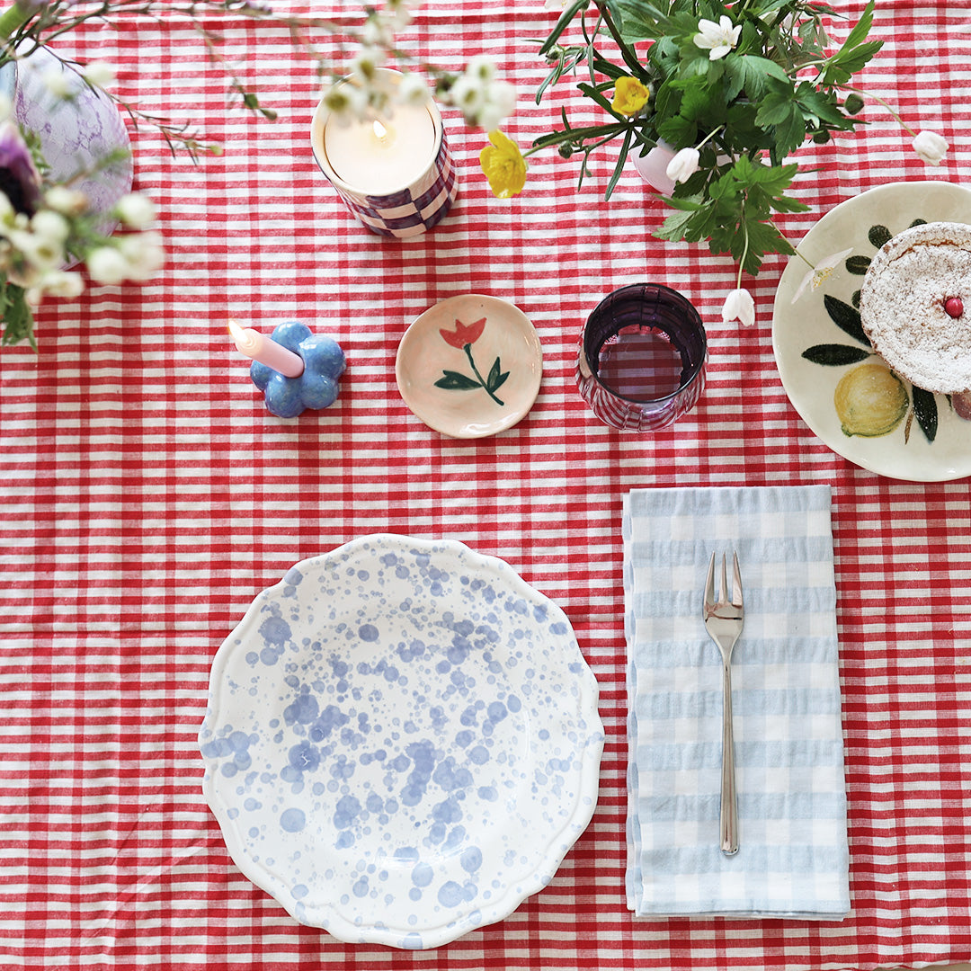 Table linen *Check Red Small