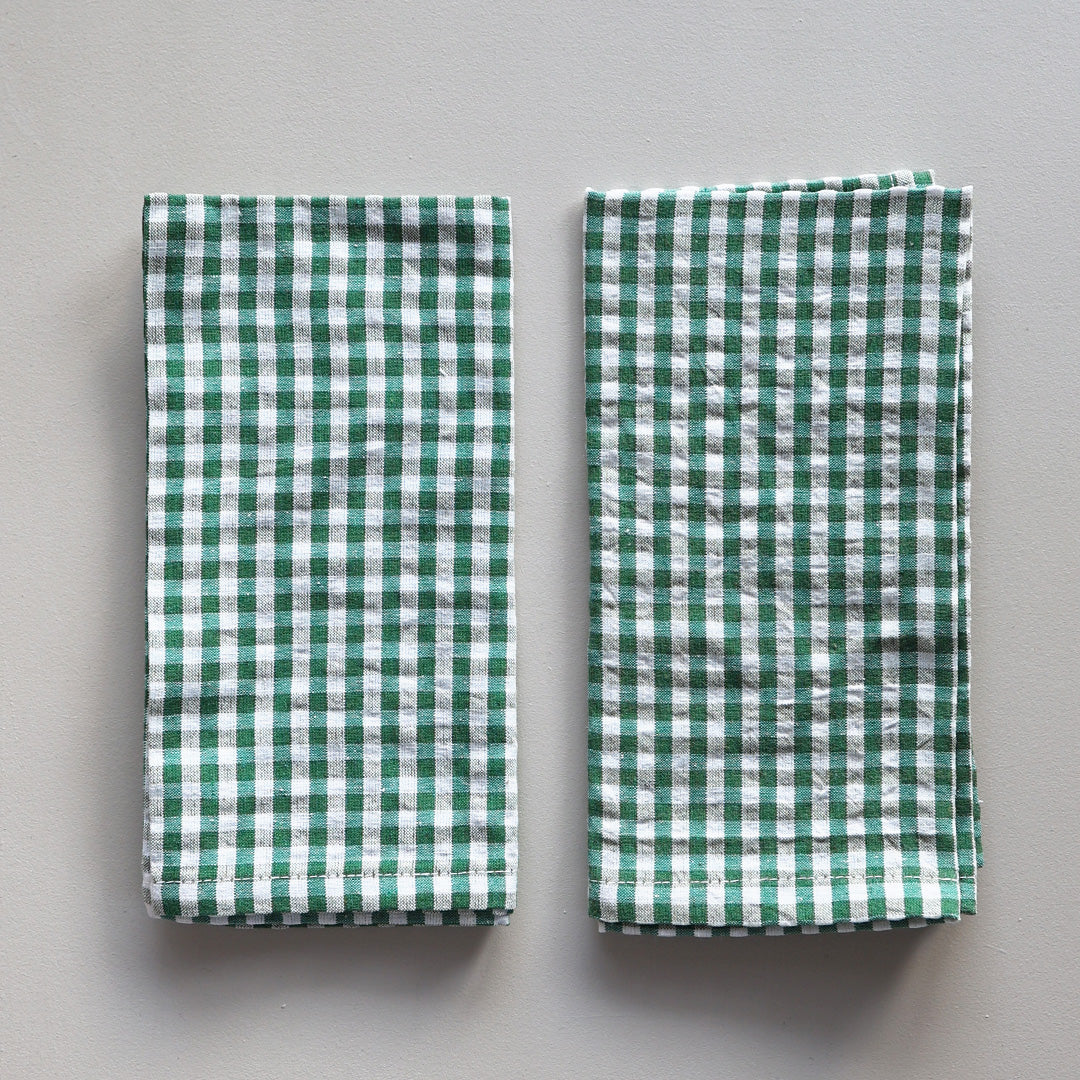 Serviette *Check Dark Green