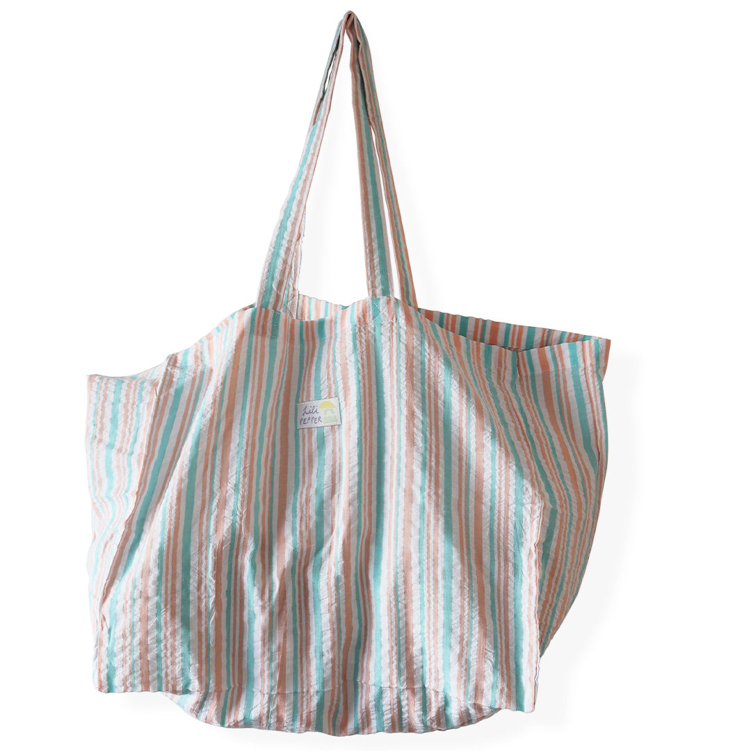 Cotton Bag *Check Rainbow