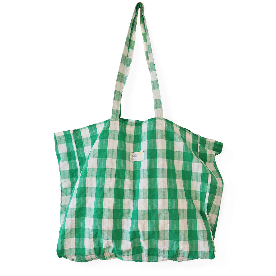 Baumwolltasche *Check Green