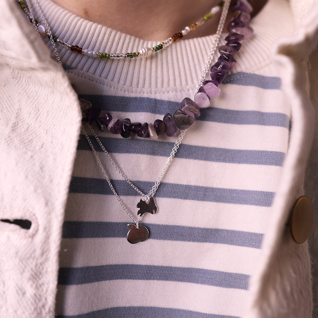 Necklace Talisman *Fruit Silver