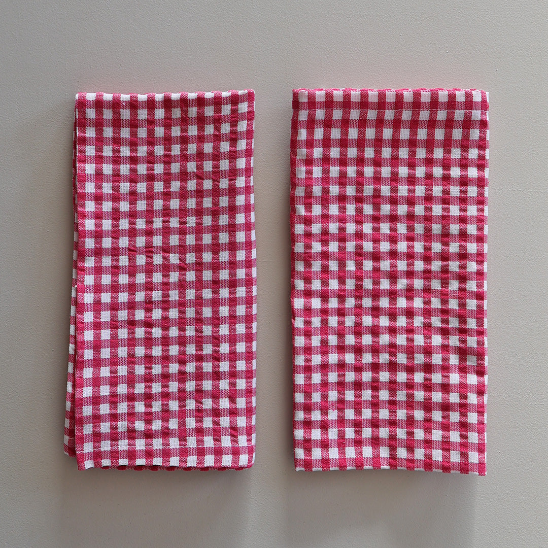 Serviette *Check Pink - Lili Pepper