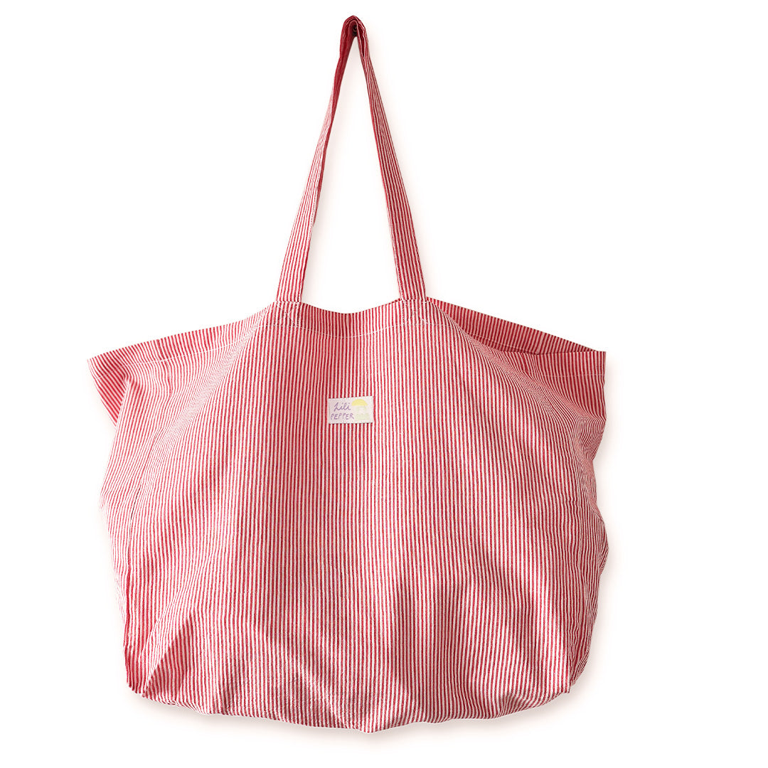Baumwolltasche *Stripe Small Red