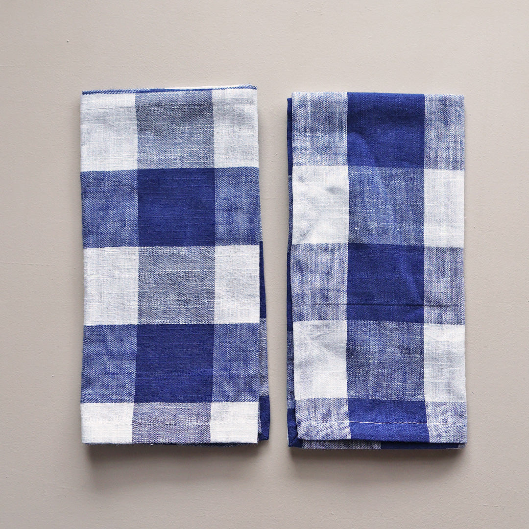 Serviette *Check Night Blue