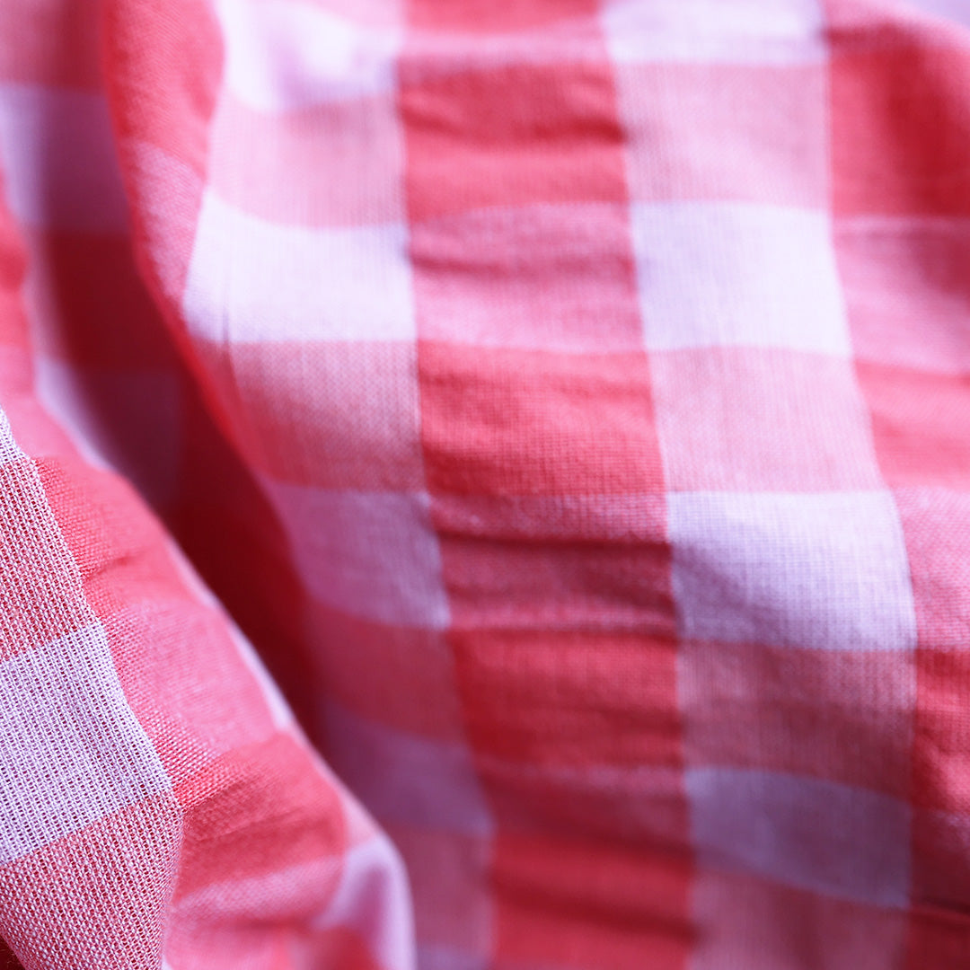 Table cloth *Check Pink Lilac