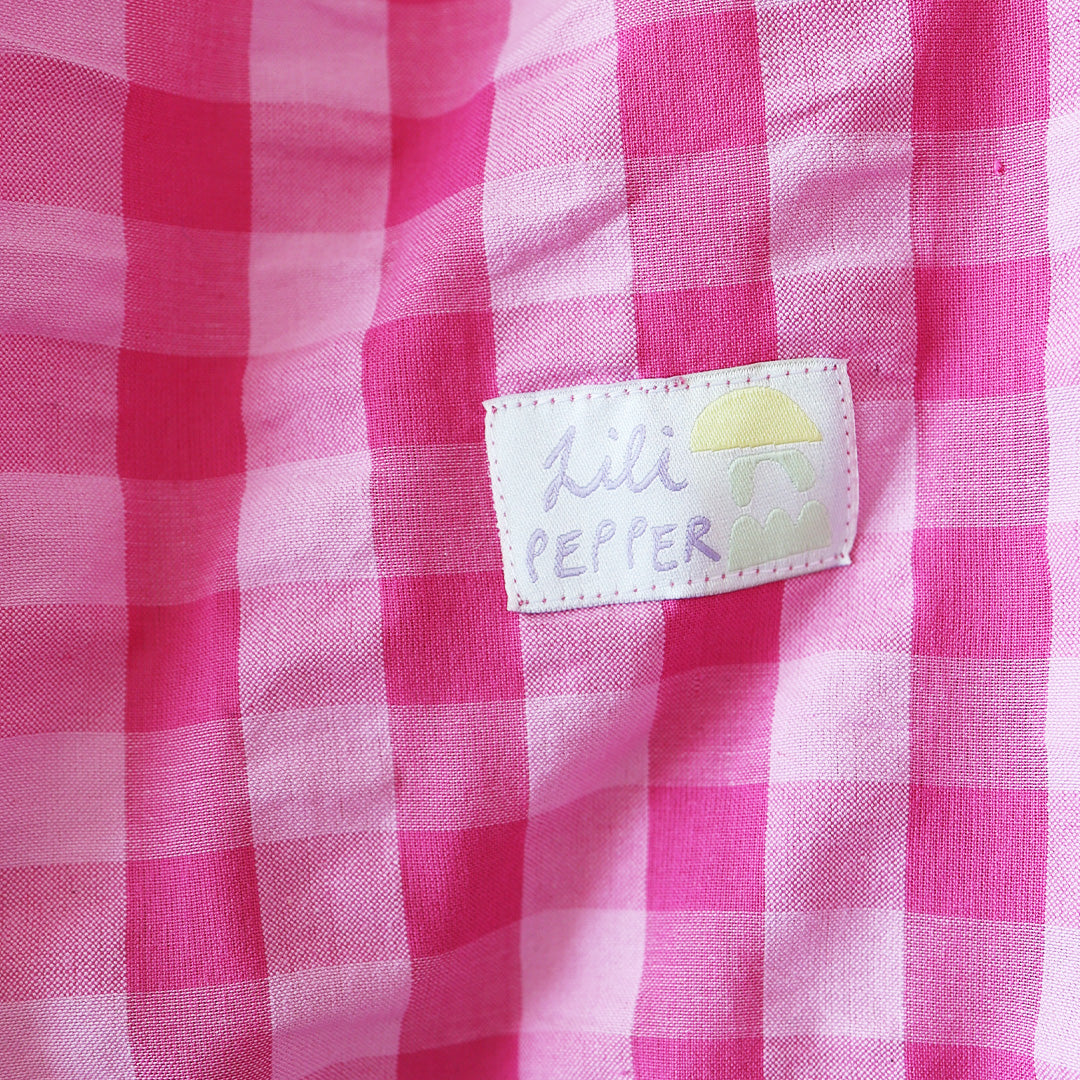 Cotton Bag *Check Pink