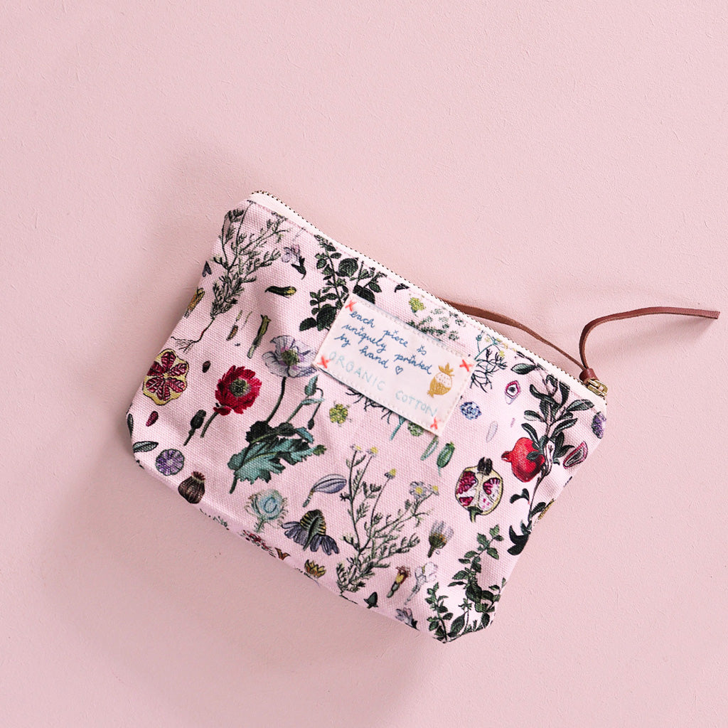 *Healing herbs Organic Cotton pouch - Lili Pepper