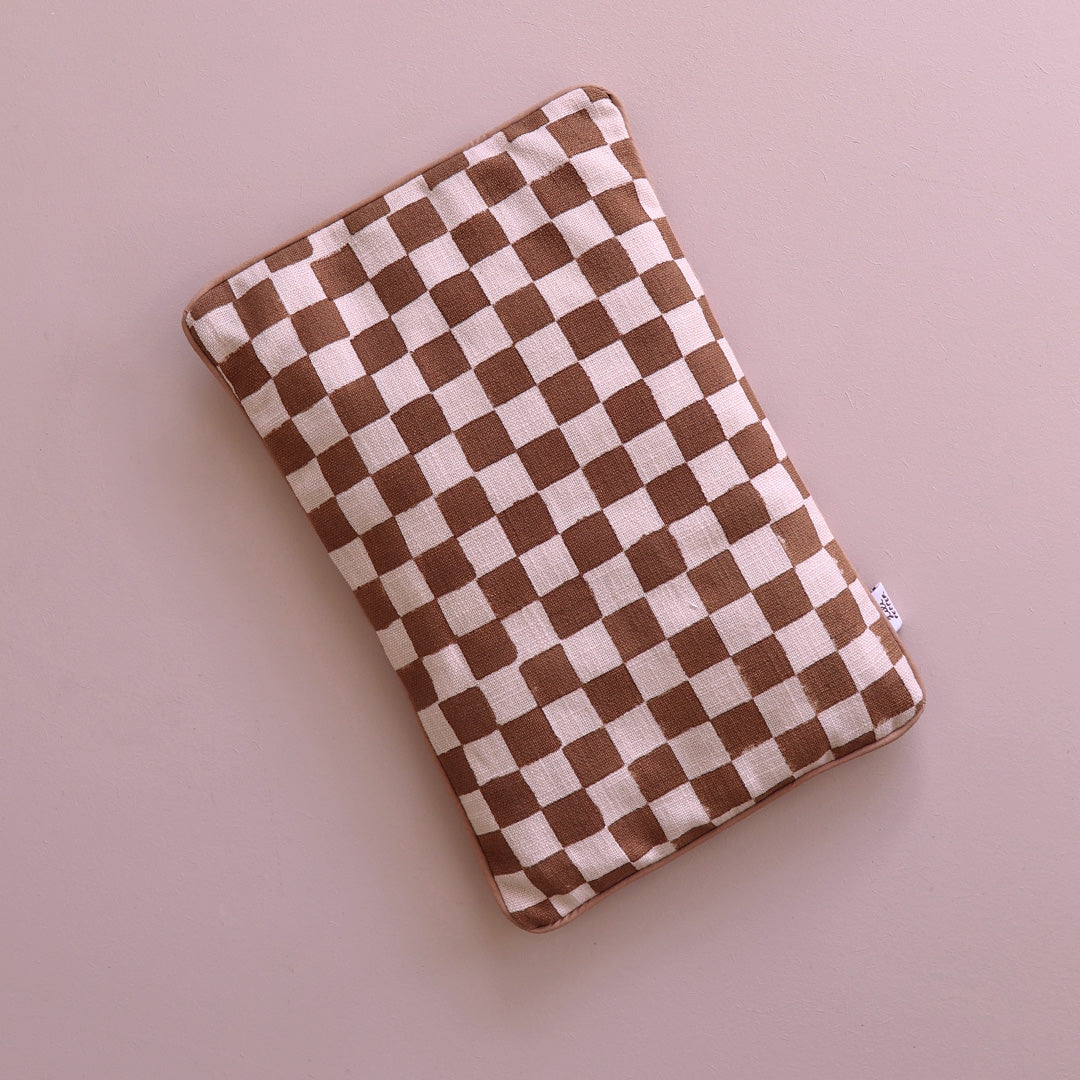 Cherry stone pillow *Check Ginger