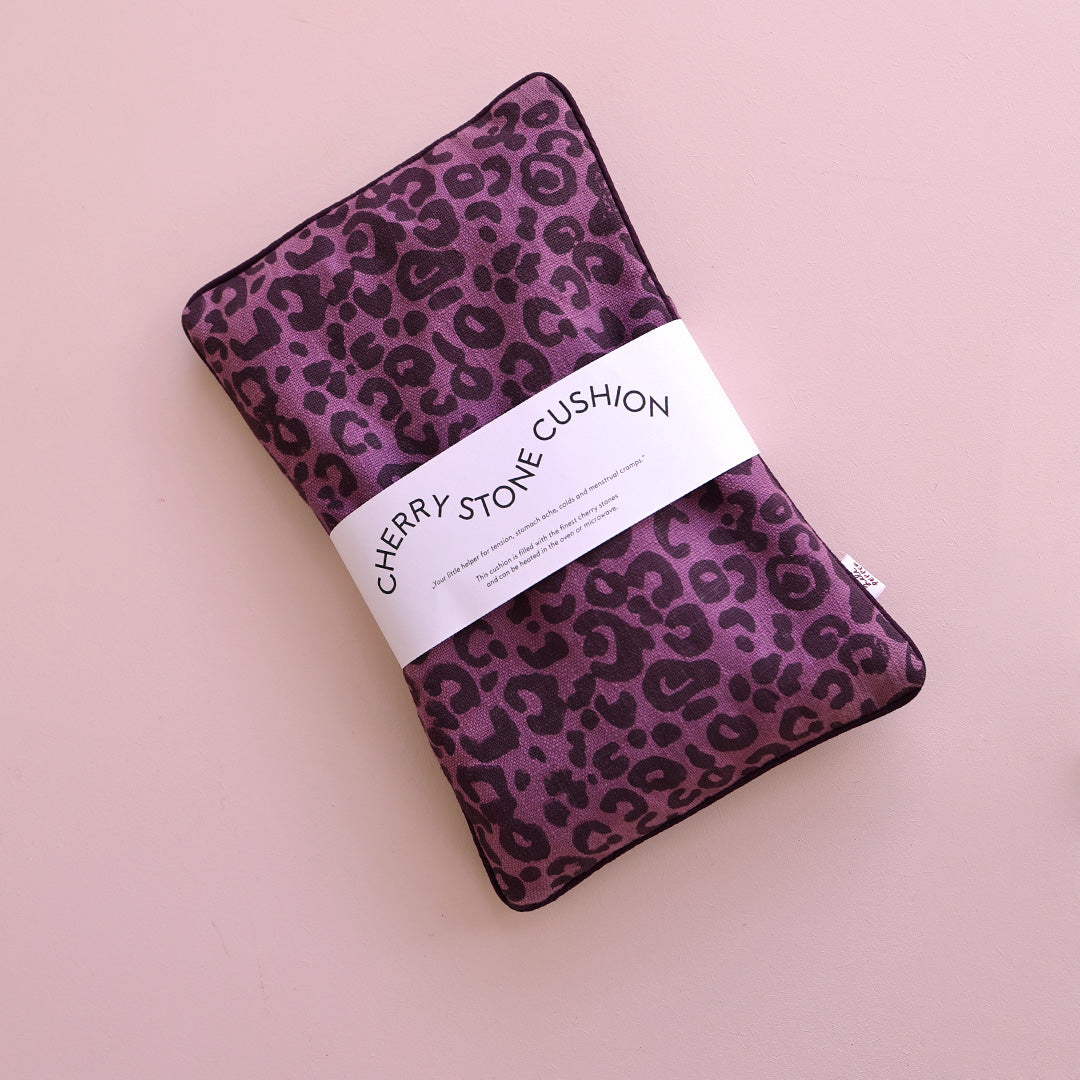 Cherry stone pillow *Leo Purple