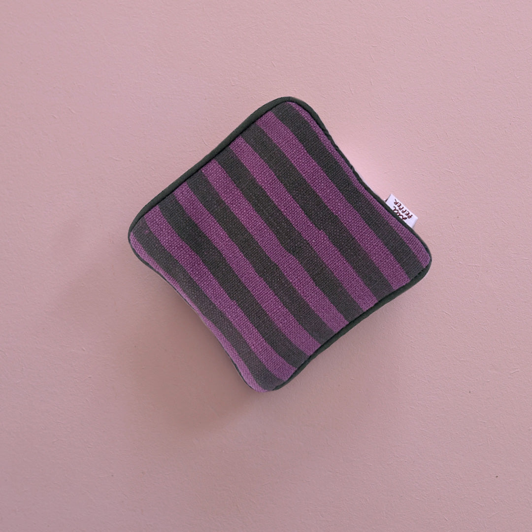 Mini heat pad *Stripe Green Purple