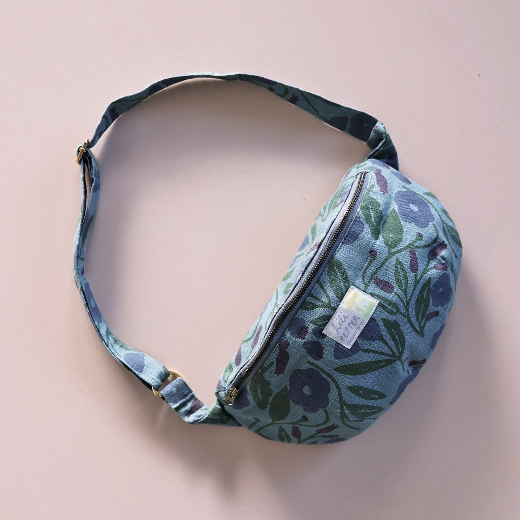 Shoulder bag *Floral Blue