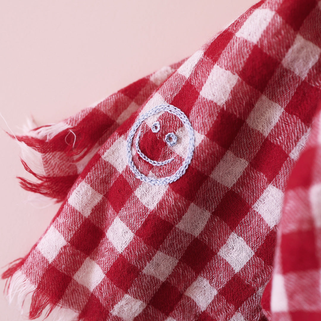 Wool scarf *Check Amore