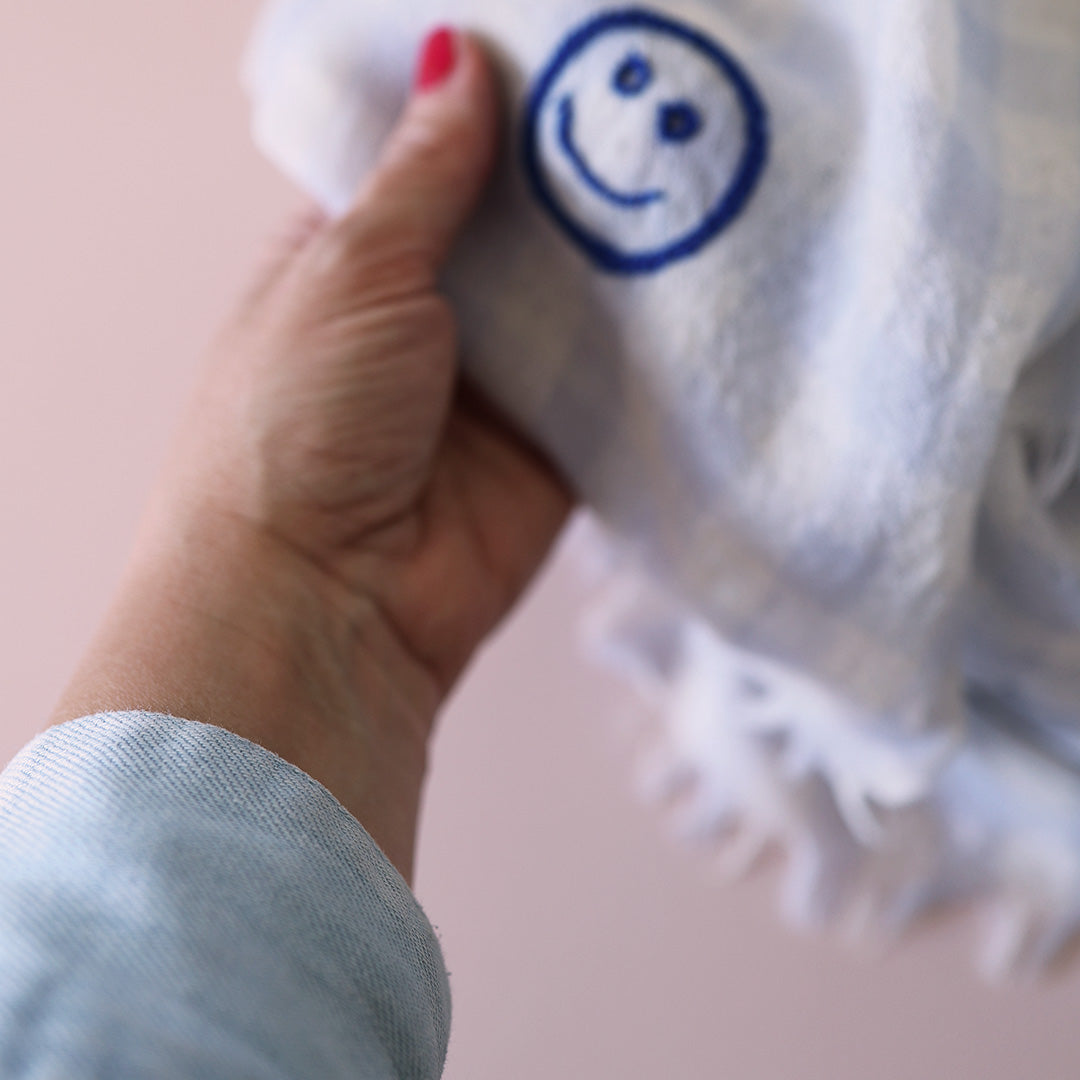 Wool Scarf *Check Cloud