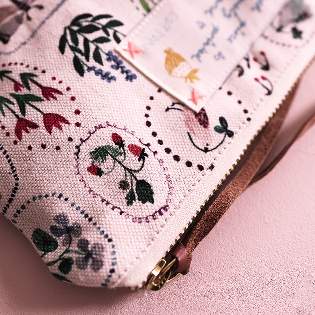 Hello Spring Organic Cotton Pouch