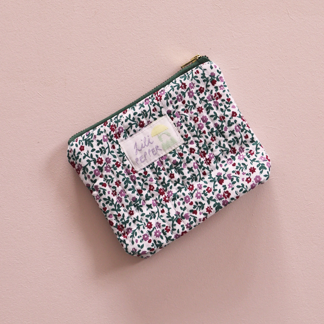 Mini Necessaire *Pink Flower - Lili Pepper