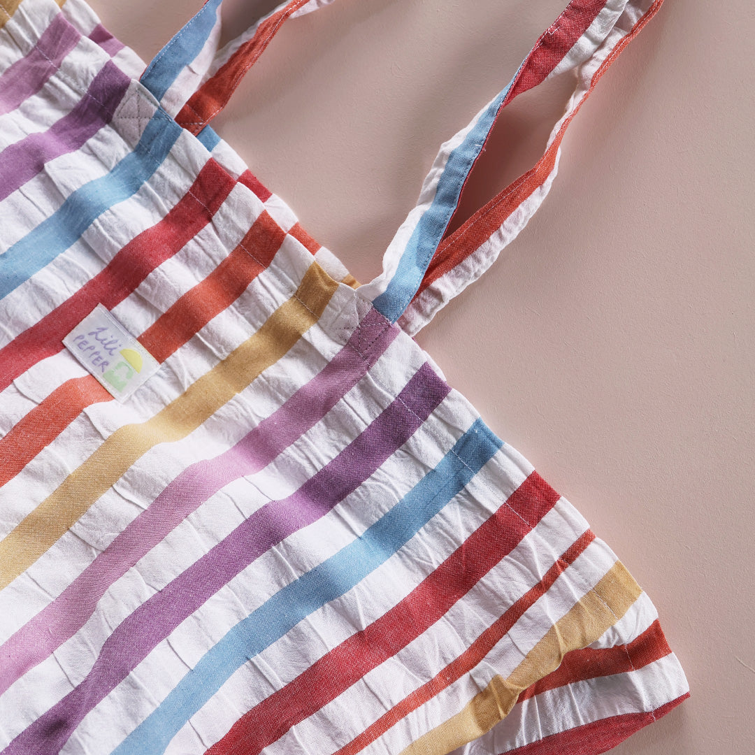 Baumwolltasche *Stripe Summer - Lili Pepper