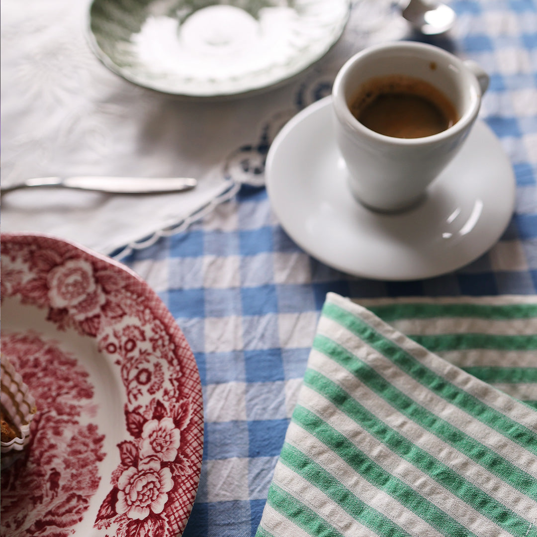 Tablecloth *Check Light Blue