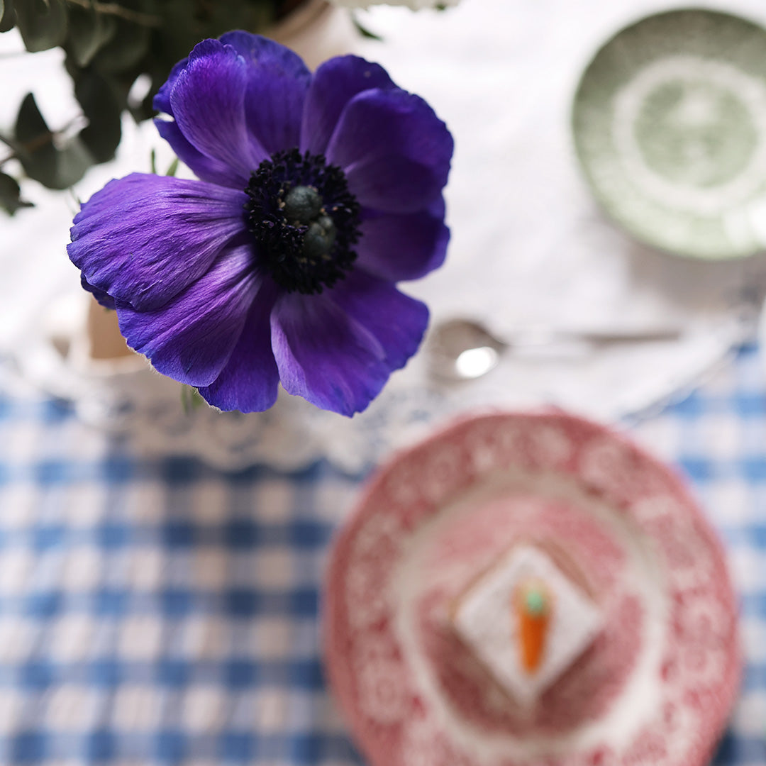 Tablecloth *Check Light Blue