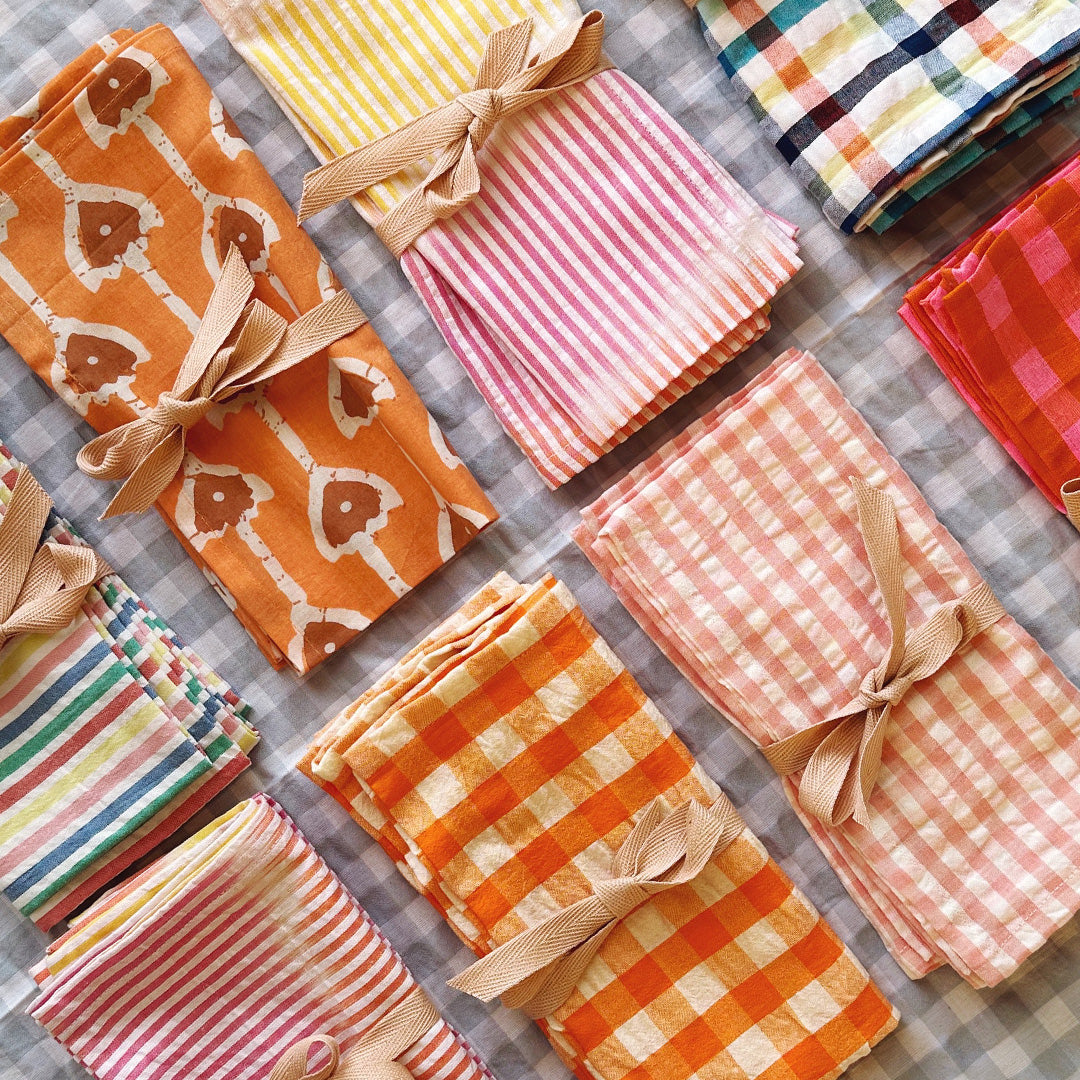 Napkin *Orange Pink Yellow