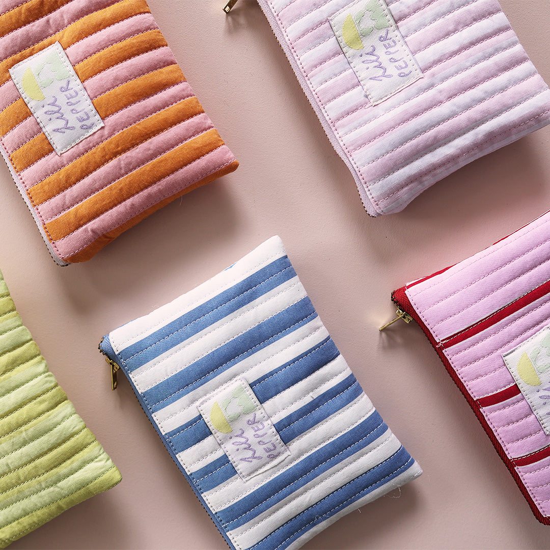 Mini Necessaire *Stripe Blue