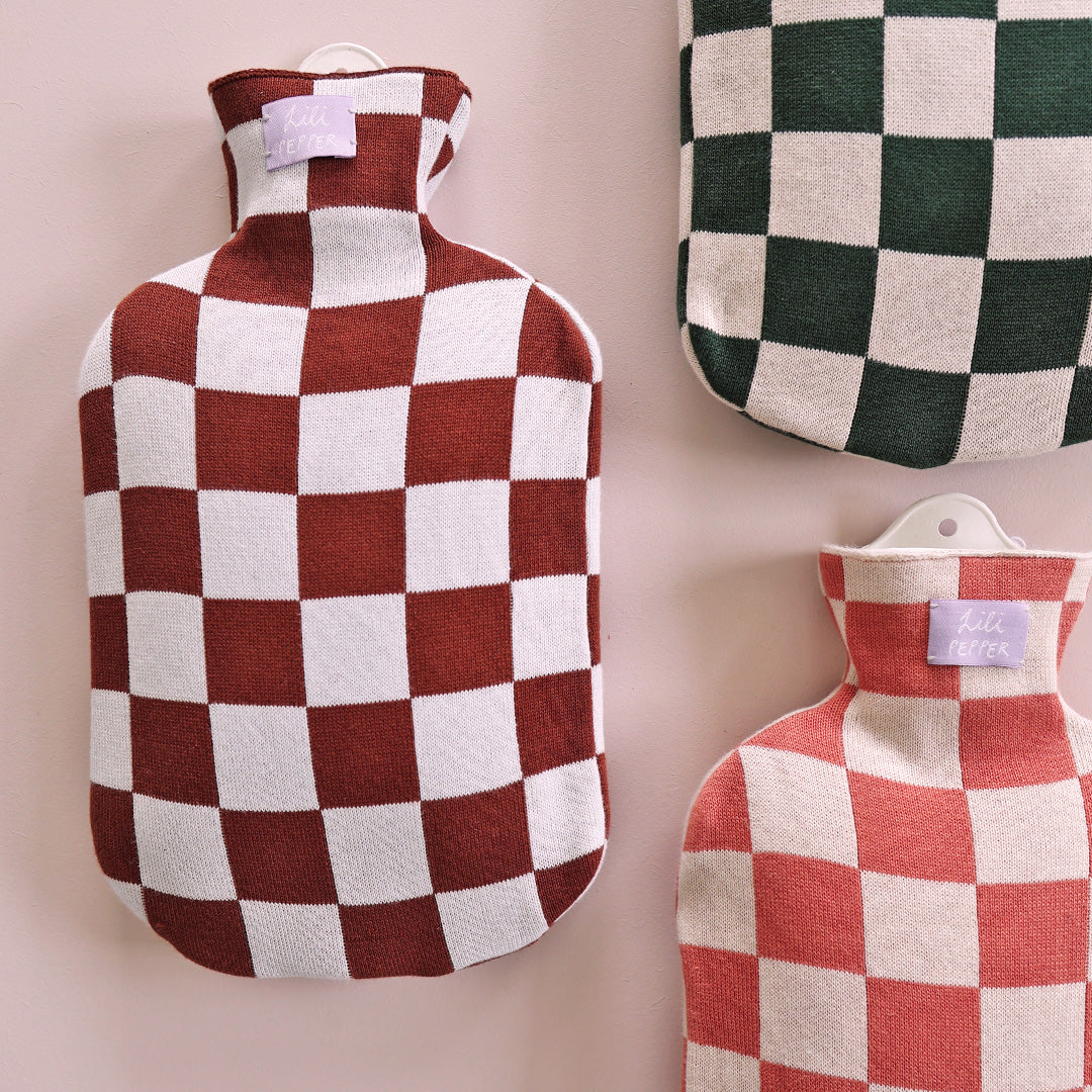 Hot water bottle *Check Camelia Rose