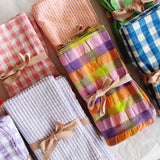 Serviette *Check Rose
