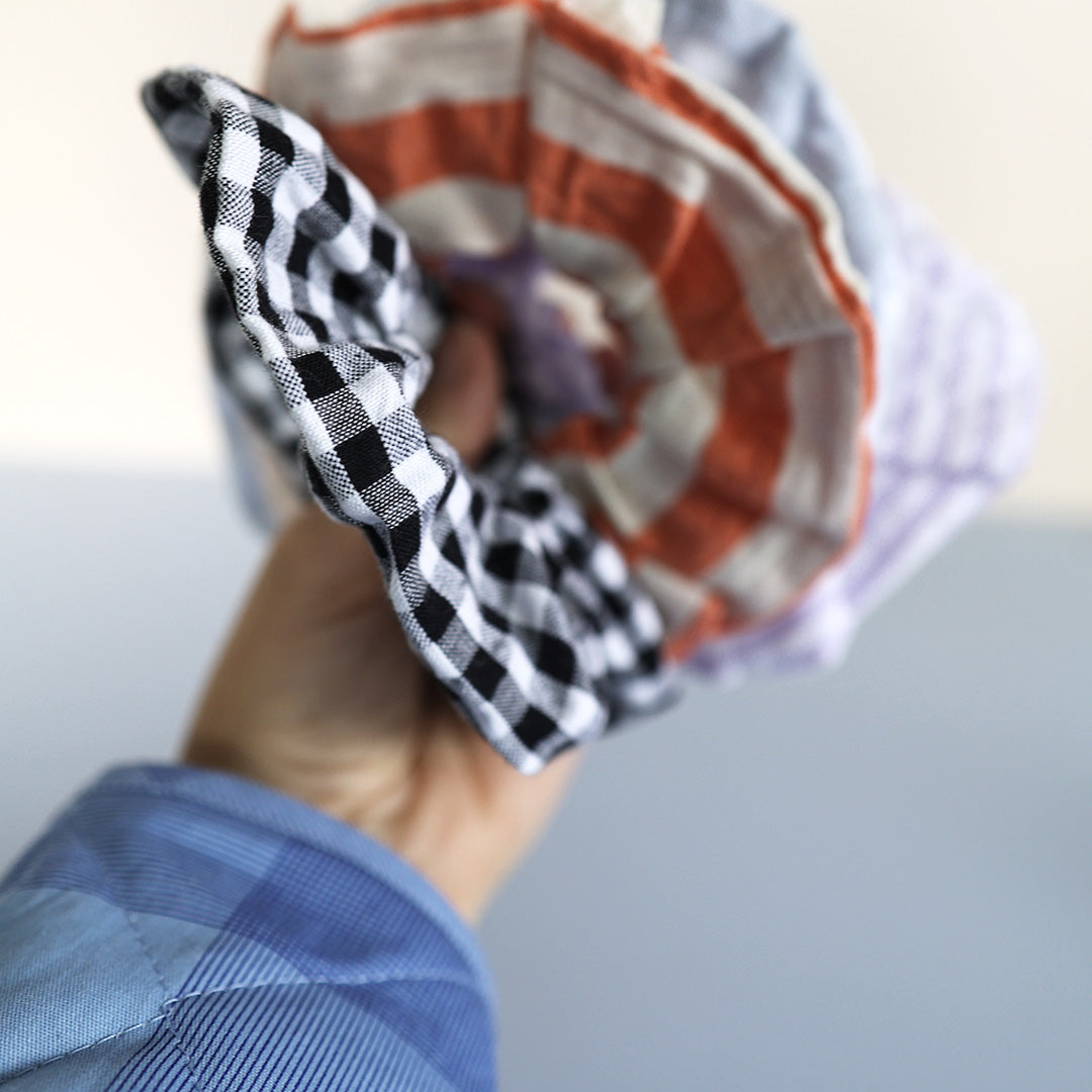 Scrunchie *Check Orange - Lili Pepper