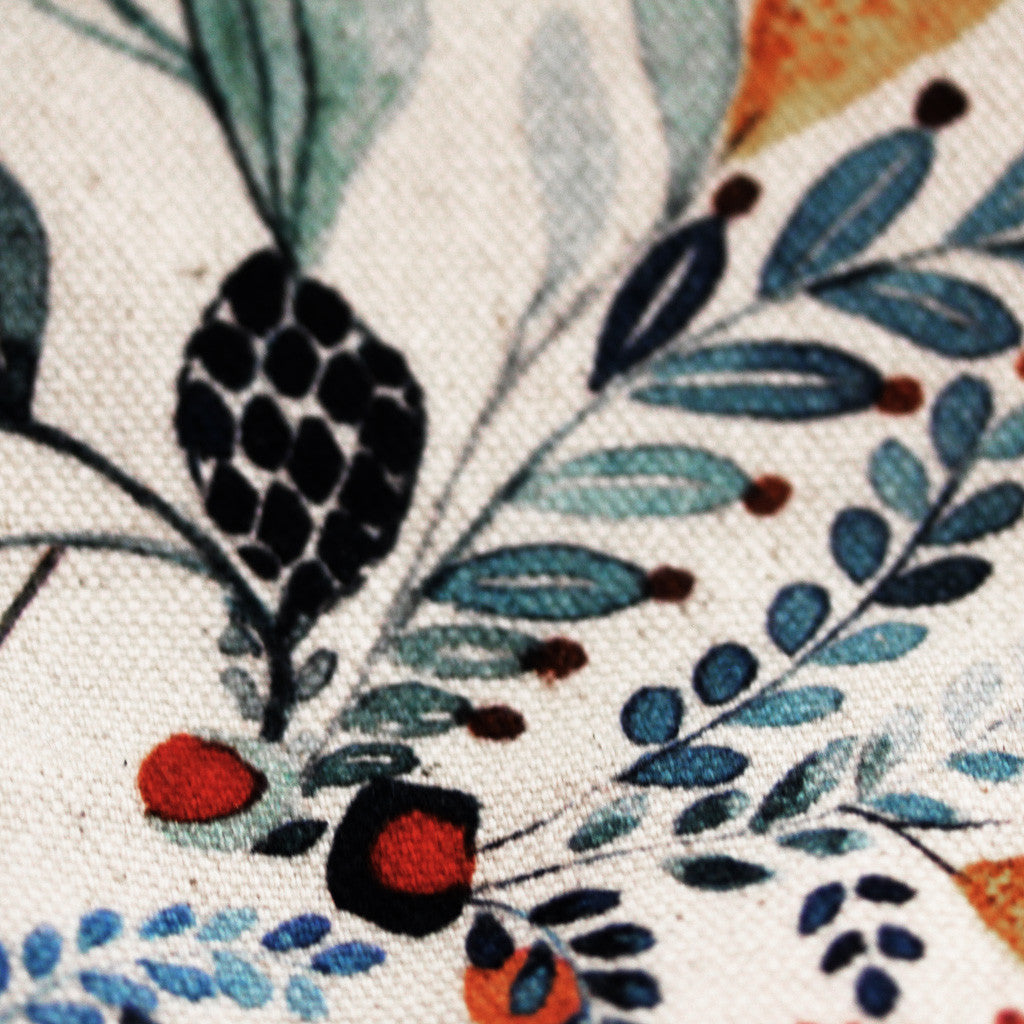 *My flower garden* Organic Cotton Pouch - Lili Pepper