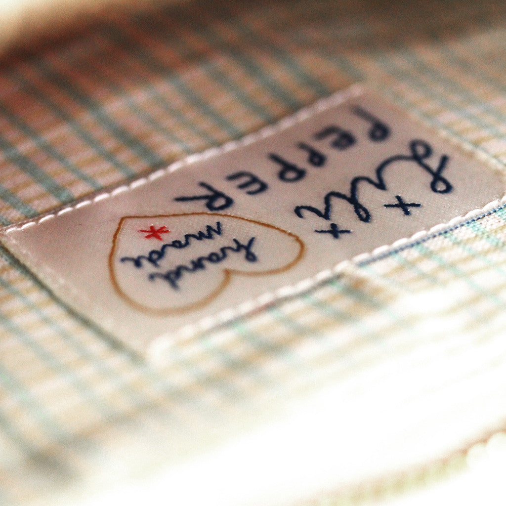 *My flower garden* Organic Cotton Pouch - Lili Pepper