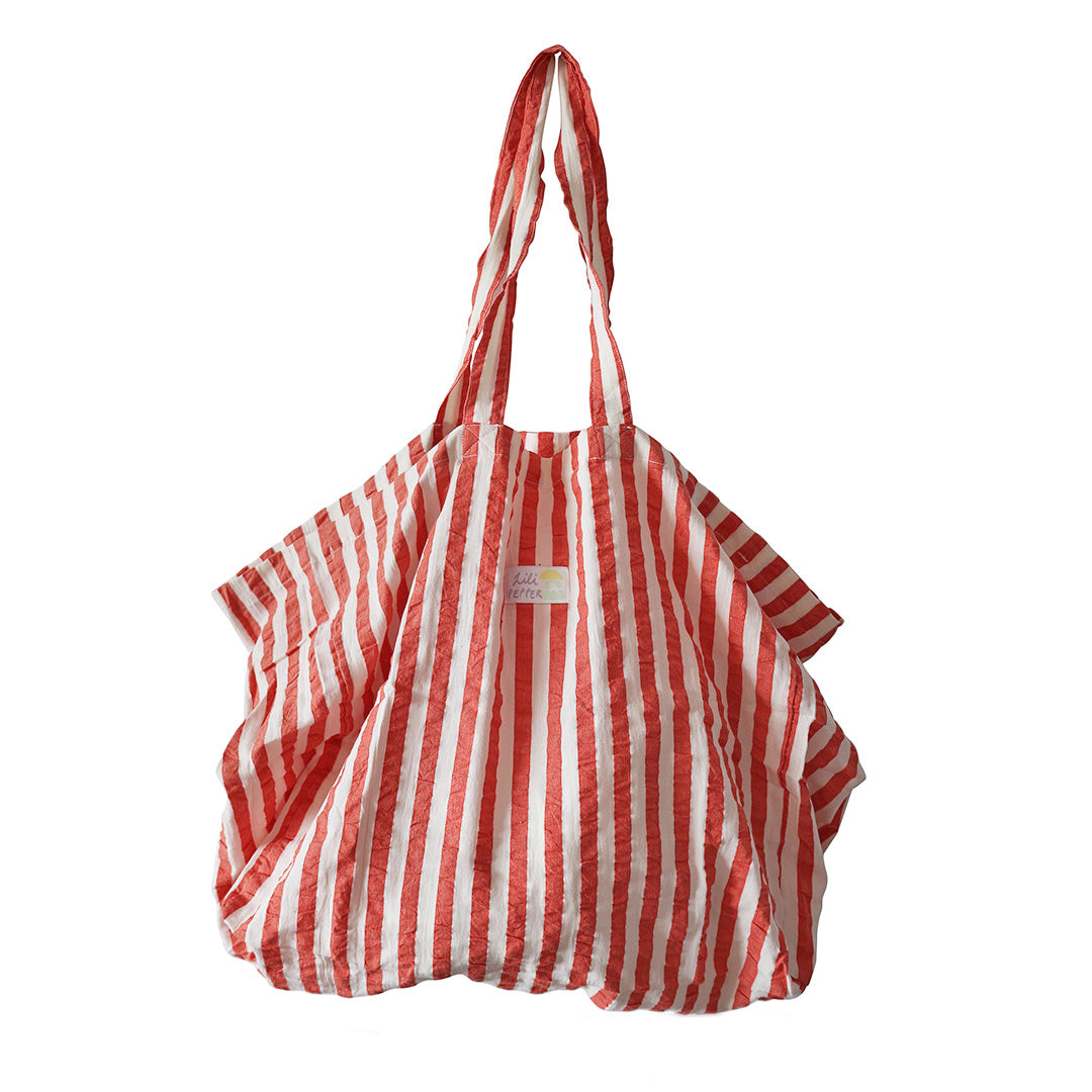 Cotton Bag *Stripes Red