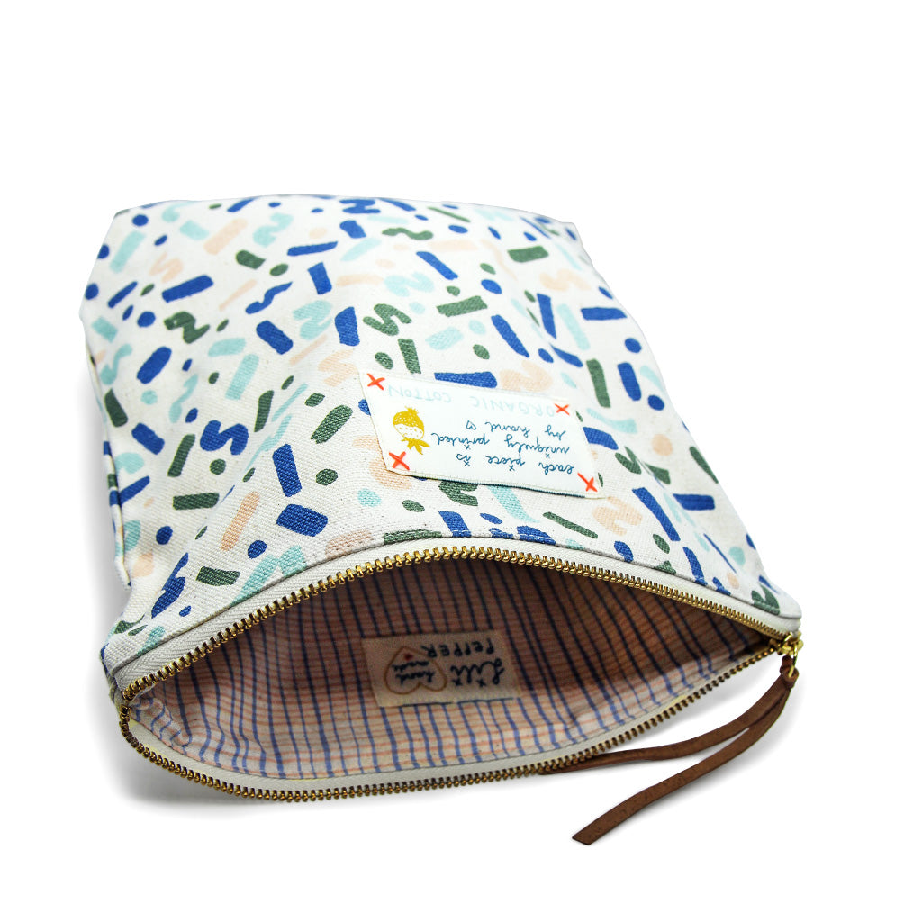 *Memphis* Organic Cotton Pouch