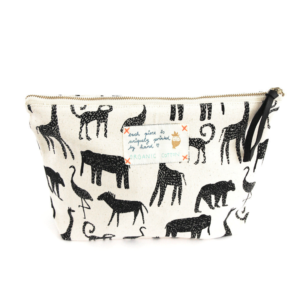 *My Zoo* Organic Cotton Pouch - Lili Pepper