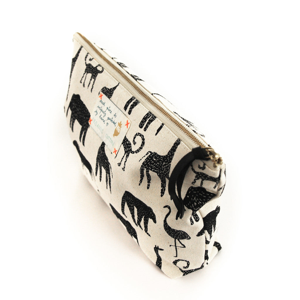 *My Zoo* Organic Cotton Pouch - Lili Pepper