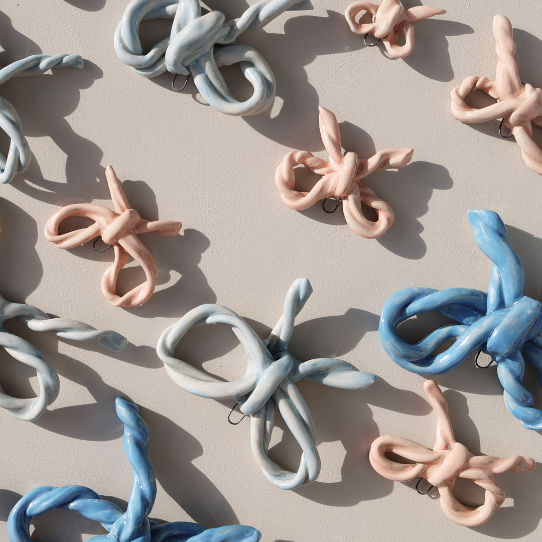 Ceramic Bow *Light Blue