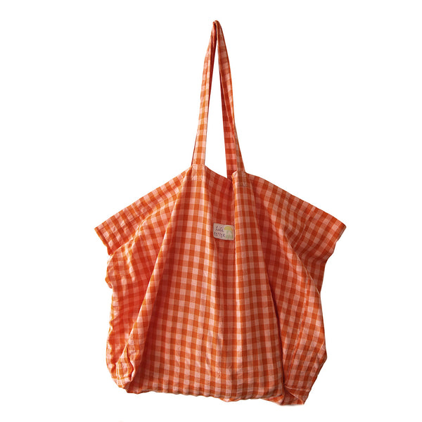 Cotton bag *Check Orange