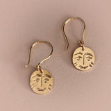 Ear pendant *Face gold plated