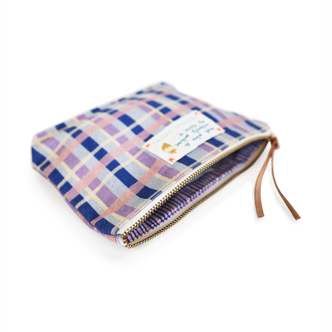 *Check Multi* Organic Cotton Pouch