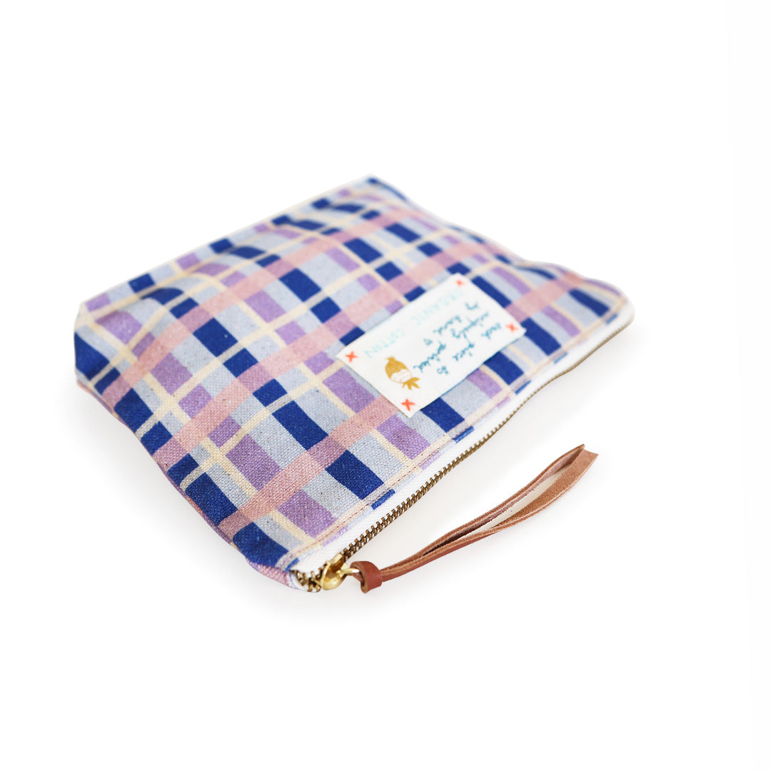 *Check Multi* Organic Cotton Pouch