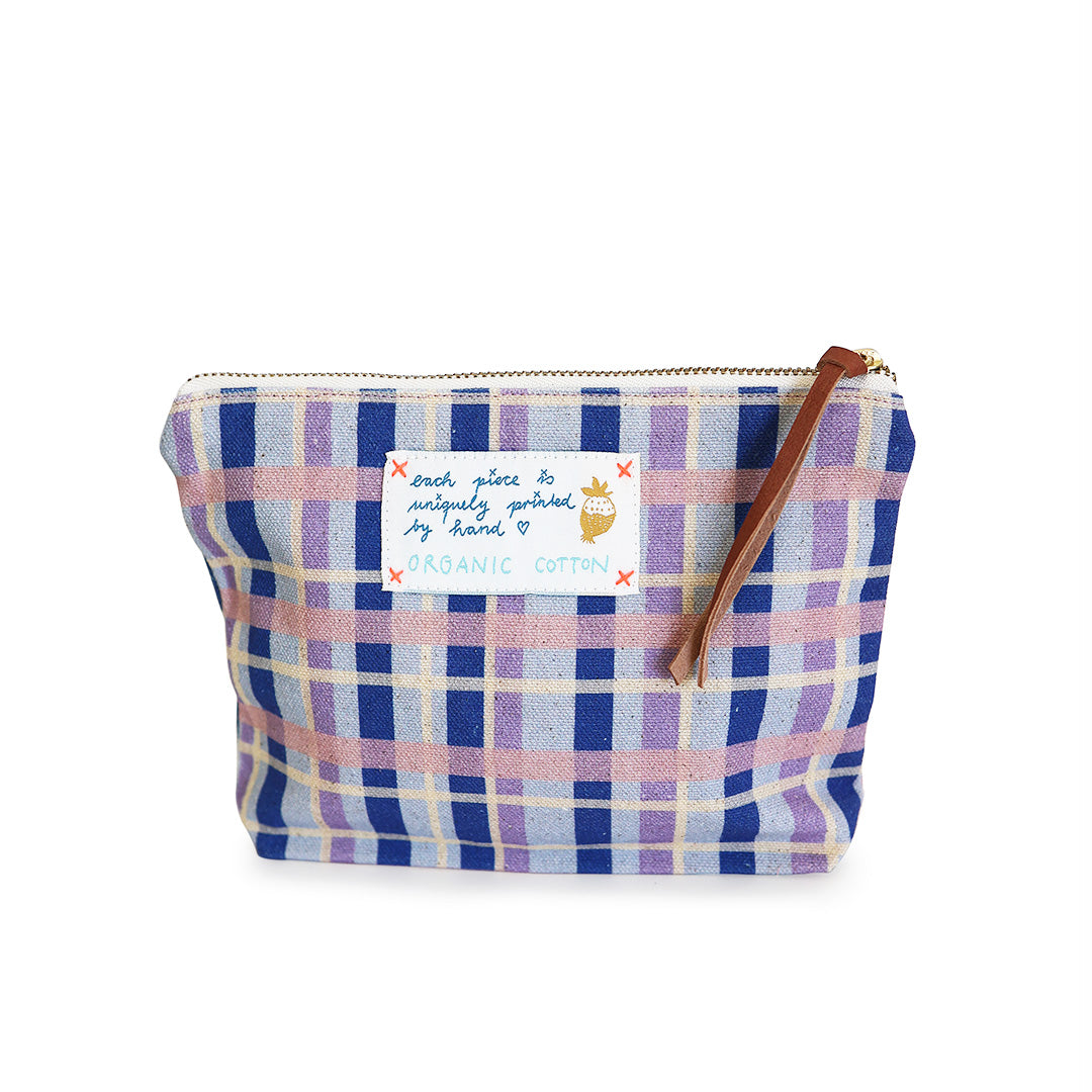 *Check Multi* Organic Cotton Pouch