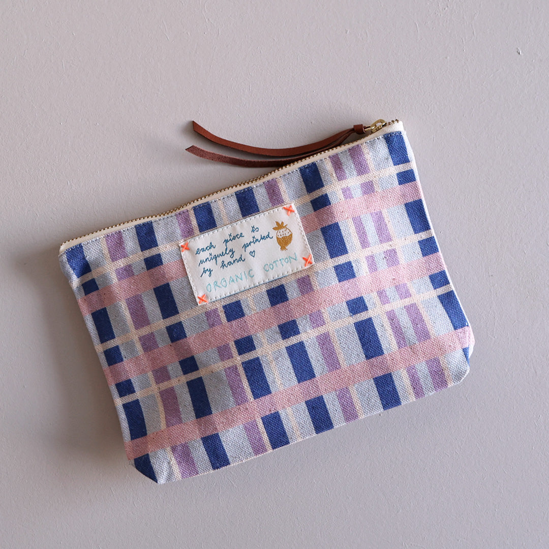 *Check Multi* Organic Cotton Pouch